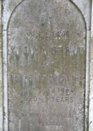 Lápida a William Brown Grant