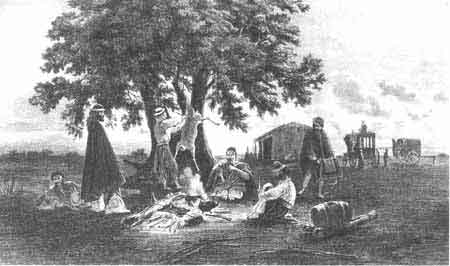 A halt for the night, San Luis, 1838